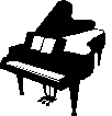 La mayor toca el piano